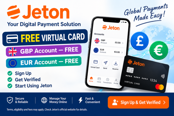 Jeton Free Virtual Card